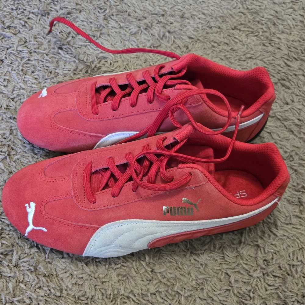 Puma Vibrant Red Sneakers